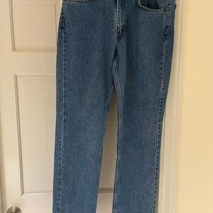 Carhartt Men's Straight Blue Jeans 34x34